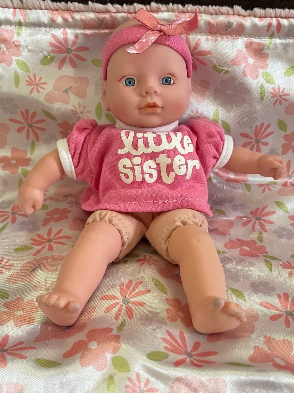 Vintage Baby Doll • Little Sister • Soft Body • Pink Outfit